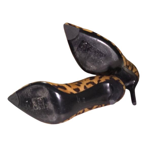 Ralph Lauren Purple Label Leopard Hair Calf‎ Tallen Ankle Boots 7 / 37 MSRP $895 - Picture 13 of 14